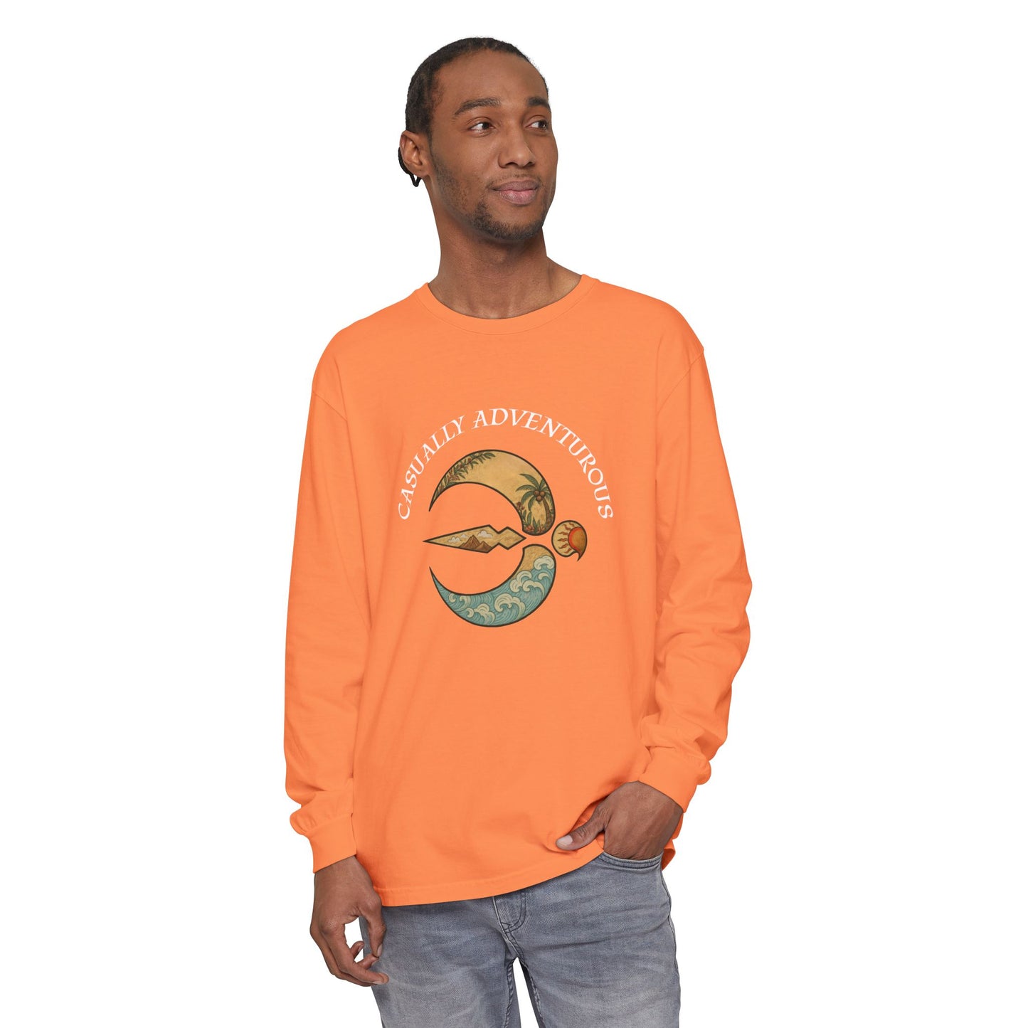 Soar Story Long Sleeve T-Shirt - Garment-Dyed Adventure Tee