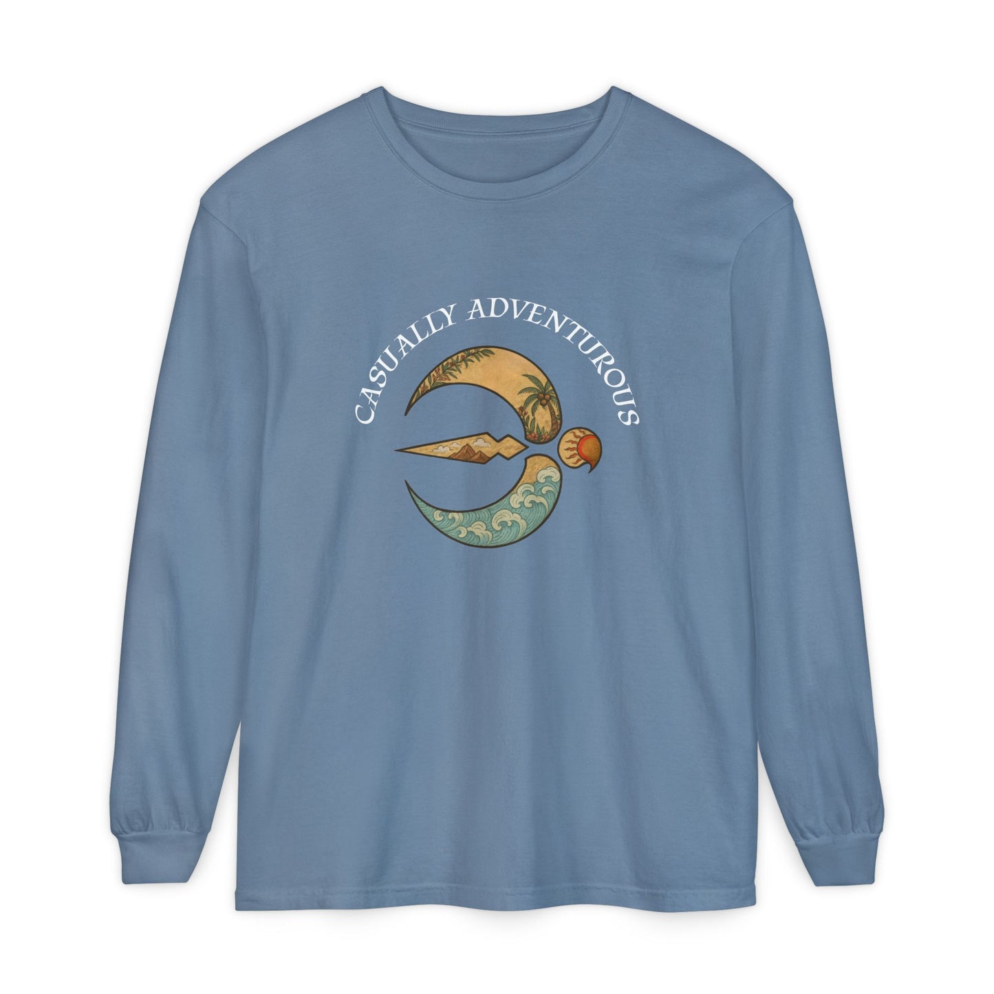 Soar Story Long Sleeve T-Shirt - Garment-Dyed Adventure Tee