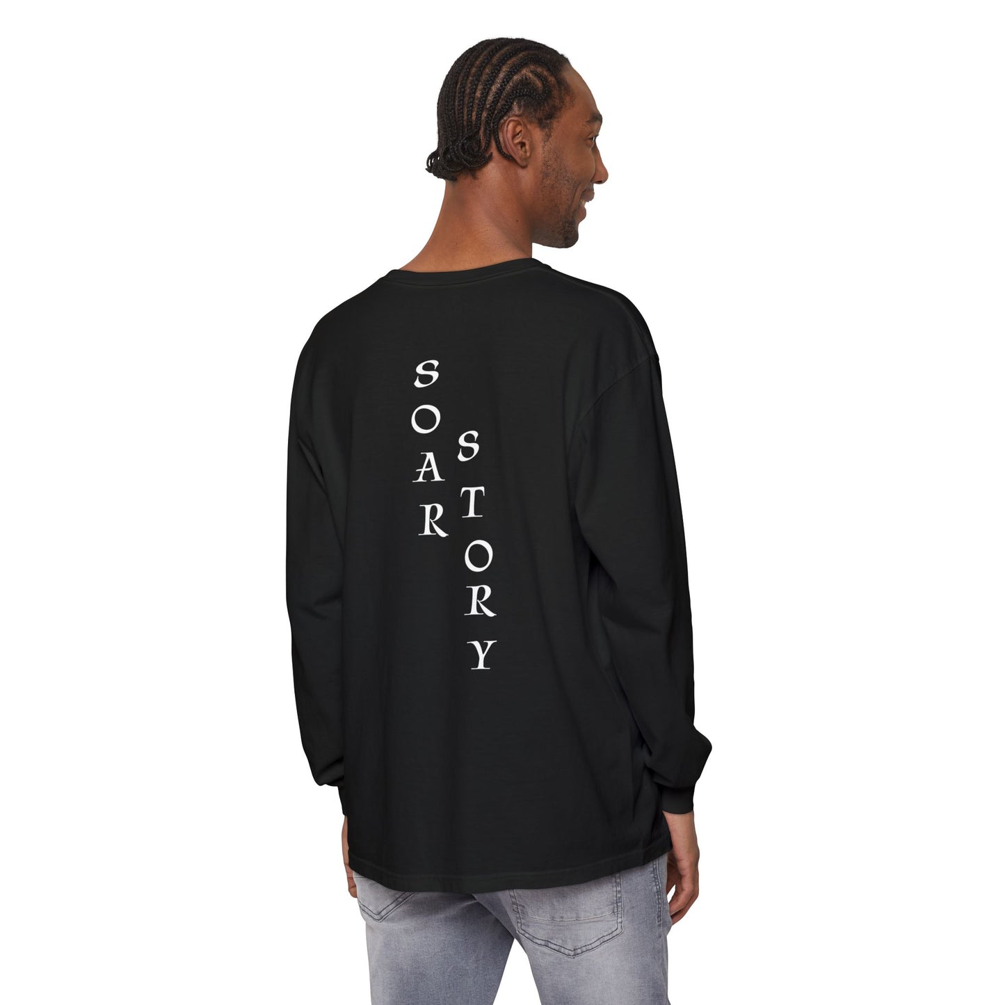 Soar Story Long Sleeve T-Shirt - Garment-Dyed Adventure Tee