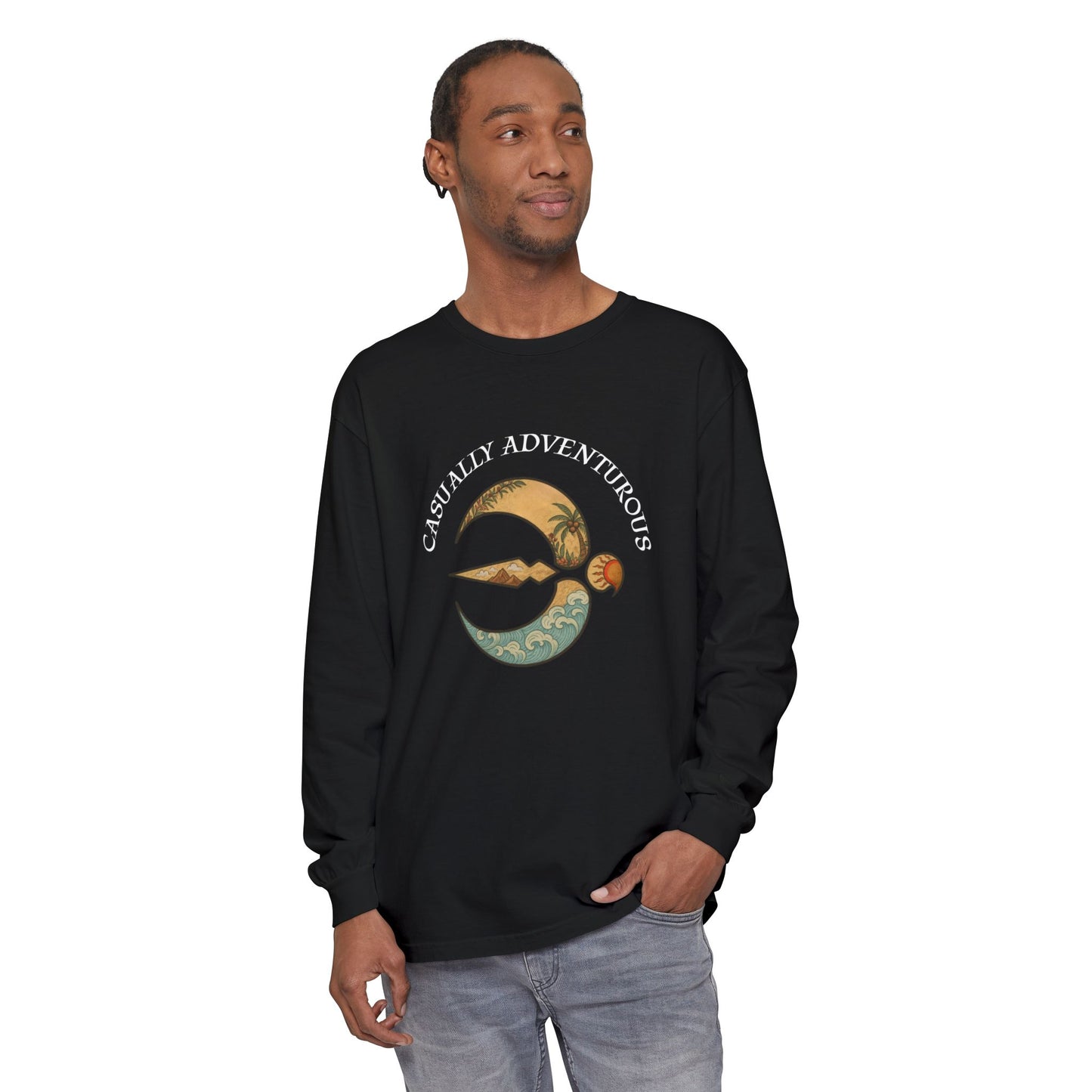 Soar Story Long Sleeve T-Shirt - Garment-Dyed Adventure Tee