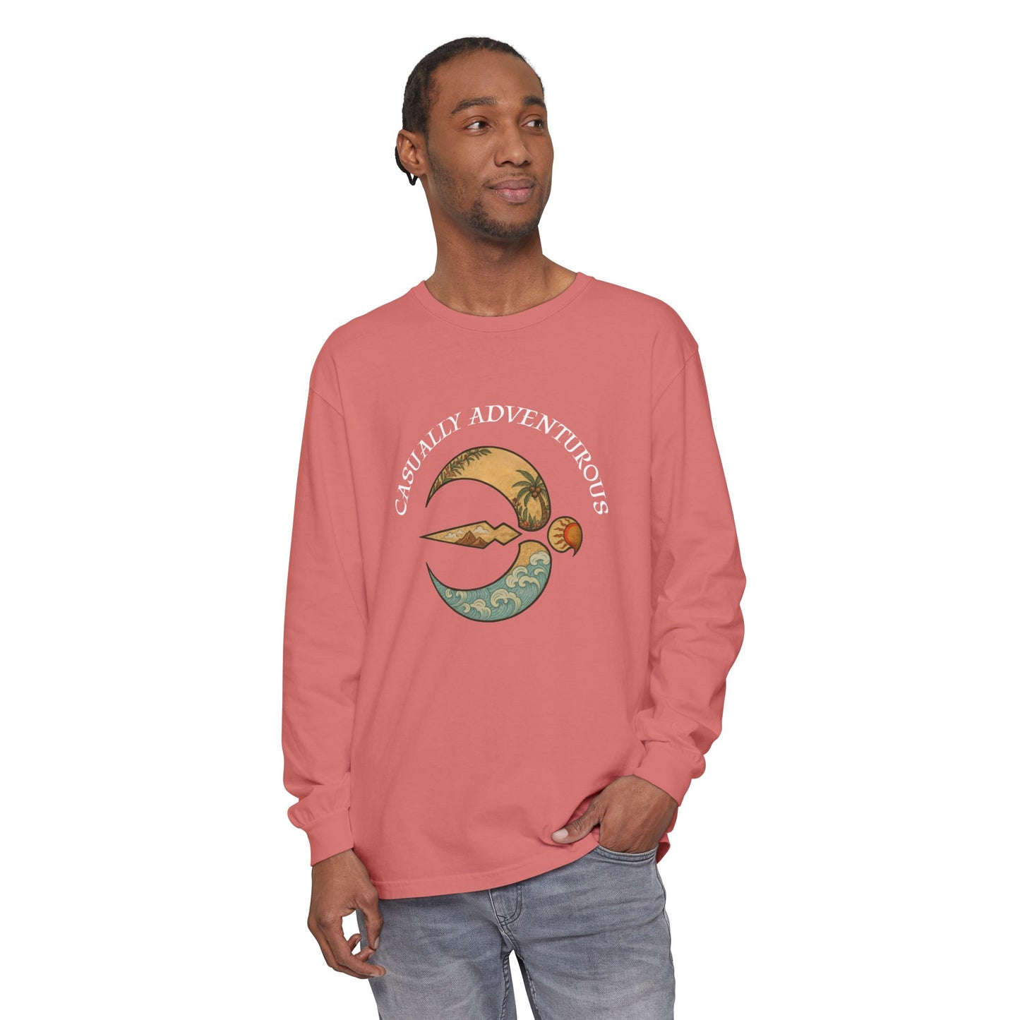 Soar Story Long Sleeve T-Shirt - Garment-Dyed Adventure Tee