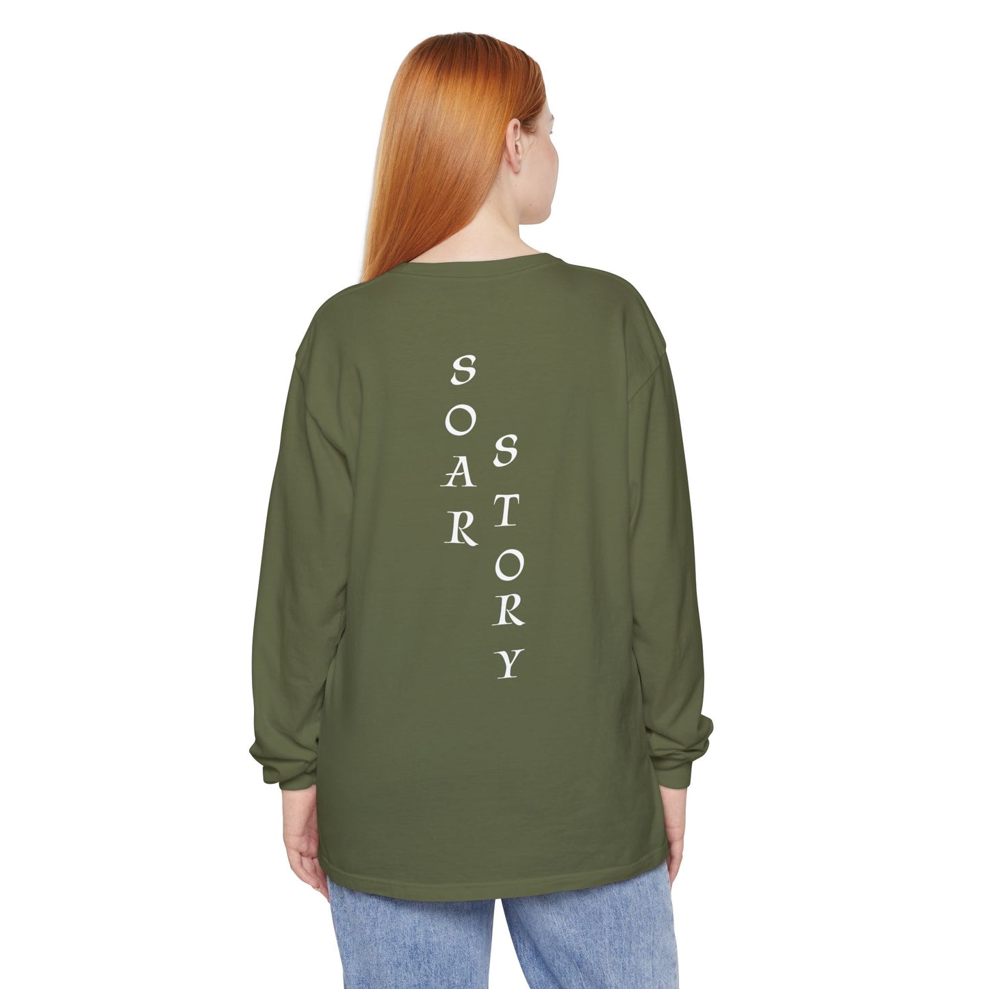 Soar Story Long Sleeve T-Shirt - Garment-Dyed Adventure Tee