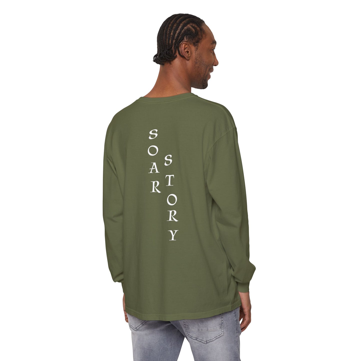 Soar Story Long Sleeve T-Shirt - Garment-Dyed Adventure Tee
