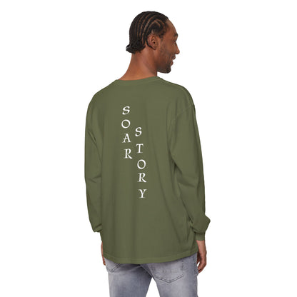 Soar Story Long Sleeve T-Shirt - Garment-Dyed Adventure Tee