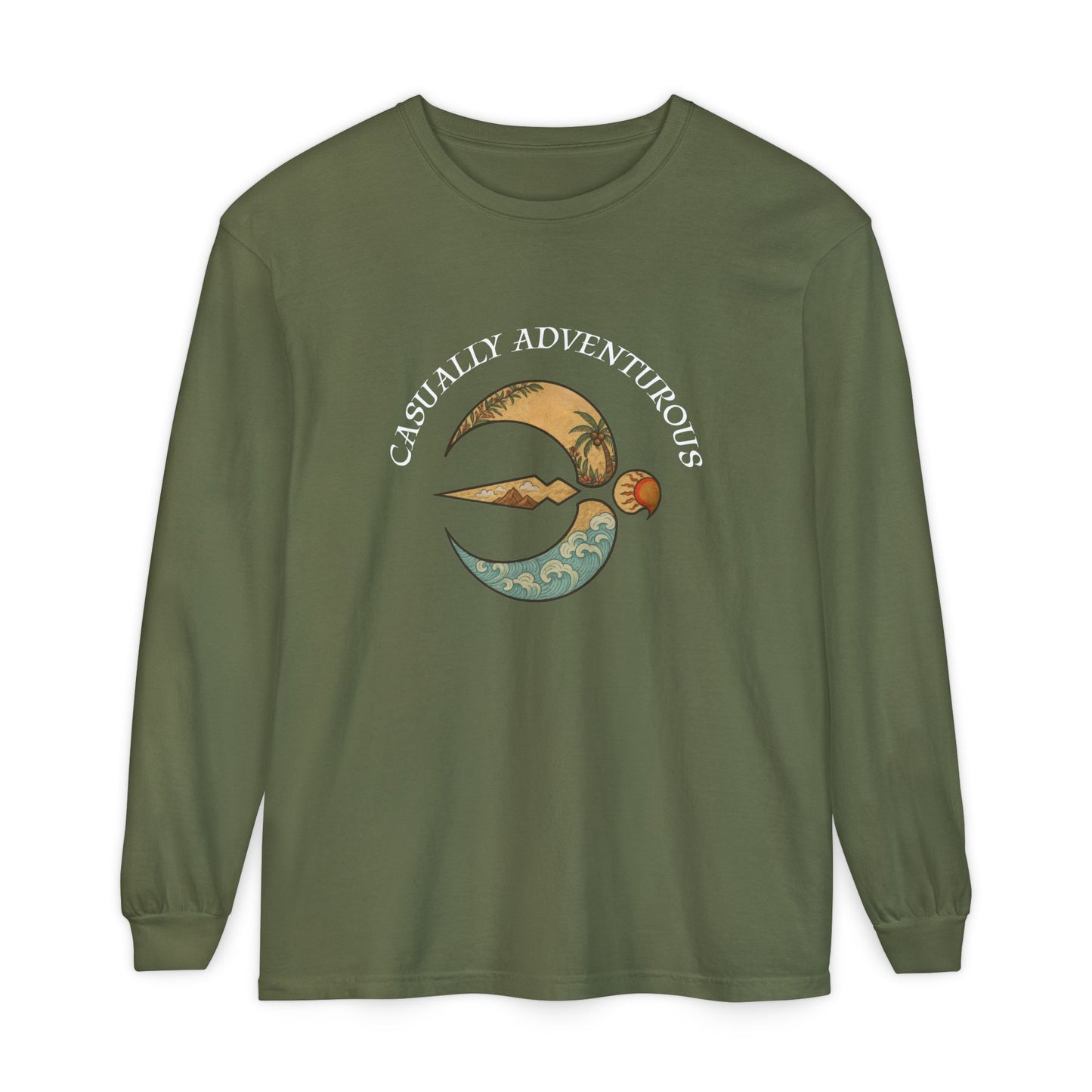 Soar Story Long Sleeve T-Shirt - Garment-Dyed Adventure Tee